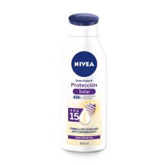 Crema Corporal Nivea Protección Solar FPS 15 Pet x 400ml
