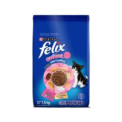 Alimento Para Gato Felix Purina Gatitos Megamix 7 Proteínas X 1500gr