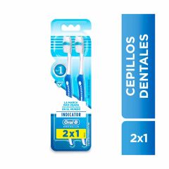 Cepillo De Dientes Oral B Indicator Cerdas Suaves Pague 1 Lleve 2 Unidades