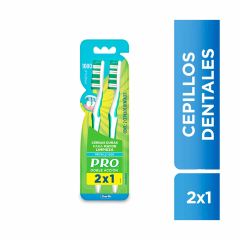 Cepillo De Dientes Pro 1000 Doble Acción Duro Pague 1 Lleve 2 Unidades