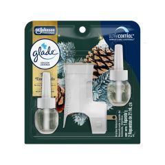 Ambientador Glade Eléctrico Aroma Pino Encantado Unidad + Repuesto X 21ml X 2 Unidades Edición Limitada