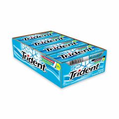 Goma De Mascar Trident Sabor A Freshmint Sin Azúcar x 367.2gr Display x 12 Unidades