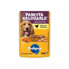 Alimento Húmedo Para Perro Pedigree Adulto Pancita Saludable Sabor A Pollo Y Camote X 100gr
