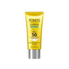 Protector Solar En Crema Ponds Fps 50 Tubo X 40gr Facial Uv Miracle Oil Control