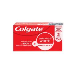 Crema Dental Colgate Luminous White x 75ml x 2 Unidades Econopack