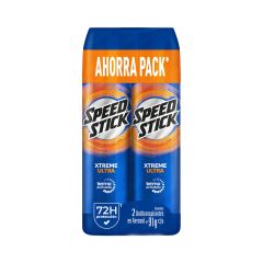 Desodorante En Aerosol Speed Stick Xtreme Ultra x 91gr x 2 Unidades