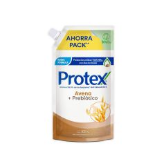 Jabón Líquido Antibacterial Para Las Manos Protex Avena Doypack x 800ml Ahorra Pack