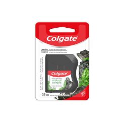 Hilo Dental Encerado Colgate Carbón Natural Extracts x 25M