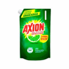 Lavaplatos Líquido Axion Arrancagrasa Aroma Limón Doypack x 2300ml