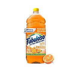 Limpiador Líquido Multiusos Fabuloso Frescura Activa Aroma Energía Naranja Pet x 2000ml