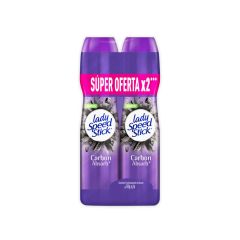 Desodorante En Aerosol Lady Speed Stick Carbon Absorb x 91gr x 2 Unidades