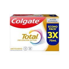 Crema Dental Colgate Total 12 Anti Sarro x 225ml x 3 Unidades Econopack