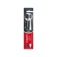 Cepillo De Dientes Colgate Procuidado Carbón Extra Suave X 2 Unidades