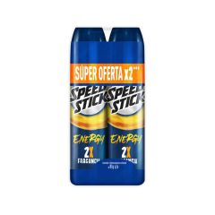 Desodorante En Aerosol Speed Stick Energy X 91gr X 2 Unidades Súper Oferta