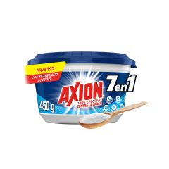Lavaplatos En Crema Axion Bicarbonato 7 En 1 X 450gr