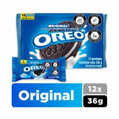 Galletas Oreo Original x 36gr x 12 Paquetes