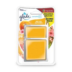 Repuesto De Ambientador En Gel Glade Sensations Aroma Néctar De Flores x 8gr x 2 Unidades