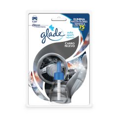 Repuesto De Ambientador Glade Auto Sport Aroma Carro Nuevo x 7ml