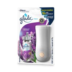 Ambientador Glade Toque Aroma Campos De Lavanda Unidad + Repuesto x 9gr