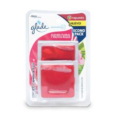Repuesto De Ambientador En Gel Glade Sensations Aroma Frutos Rojos x 8gr x 2 Unidades