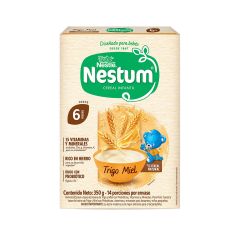 Cereal Nestum Nestlé Sabor A Trigo Miel Caja x 350gr