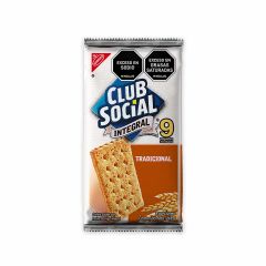 Galletas Club Social Integral Tradicional x 24gr x 9 Unidades