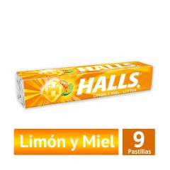 Barra De Halls Limón Y Miel x 25.2gr x 9 Pastillas