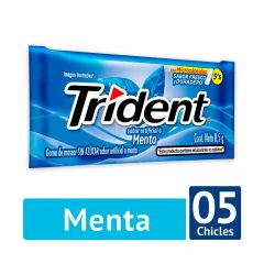 Chiclets Trident 8.5g 5s Menta