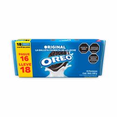 Galletas Oreo Original x 36gr Pague 16 Lleve 18 Paquetes