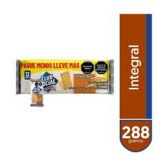 Galletas Club Social Integral X 24gr X 12 Unidades