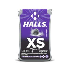 Halls Xs Mora Azul Y Mentol X 15gr