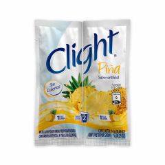 Mezcla En Polvo Clight Sabor A Piña x 14gr Rinde 2 Litros