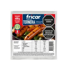 Chorizo Ternera Fricar 50G 8Un