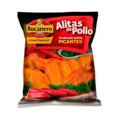 Paquete De Alitas De Pollo Bucanero Adobadas En Picante x 900gr