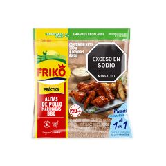 Paquete De Alitas De Pollo Marinadas Friko En Bbq X 500gr