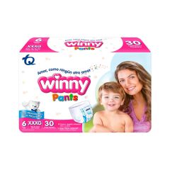 Pañales Winny Pants Etapa 6/Xxxg x 30 Unidades