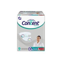 Pañales Content Medical Tecnología Rapisorb Talla L X 9 Unidades