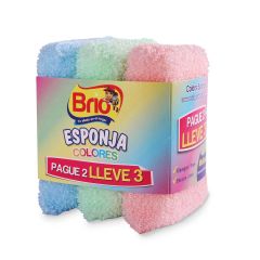 Esponja De Colores Brío Pague 2 Lleve 3 Unidades