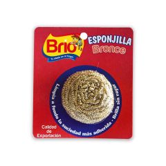 Esponjilla Bronce Inoxidable Brio Und