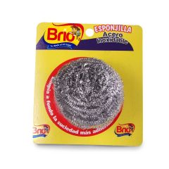 Esponjilla Brío De Acero Inoxidable x Unidad
