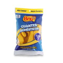 Guantes Domésticos Brío Talla 7 x Par