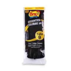 Guante Brio T-9 Latex Industrial Cal 25