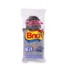 Kit Esponja Brio Oro Plata/rulo