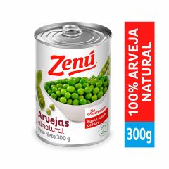 Arvejas Enlatadas Al Natural Zenú Abre Fácil x 300gr