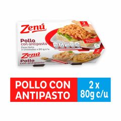 Pollo Con Antipasto Zenú x 80gr x 2 Unidades