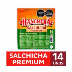 Salchicha Premium Ranchera x 480gr x 14 Unidades
