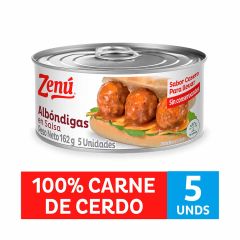 Albóndigas Zenú En Salsa x 162gr x 5 Unidades
