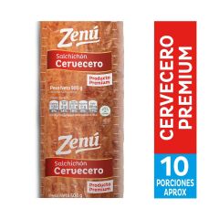 Salchichon Cervecero Zenu 500G