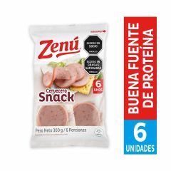 Salchichon Cervecero Zenu 300g 6u