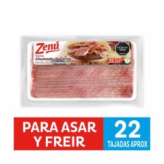 Tocineta Zenu 400g Ahumada De Cerdo